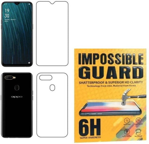 QuikDeal Front and Back Screen Guard for Oppo A5s